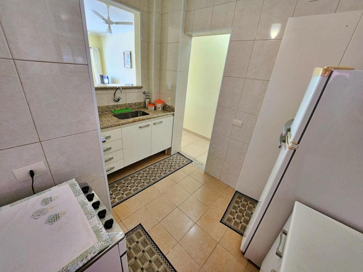 Aconchegante Apto 01 Dorm C/Sacada, Ar-Cond, Wi-Fi, Lado Praia Guarujá Dış mekan fotoğraf