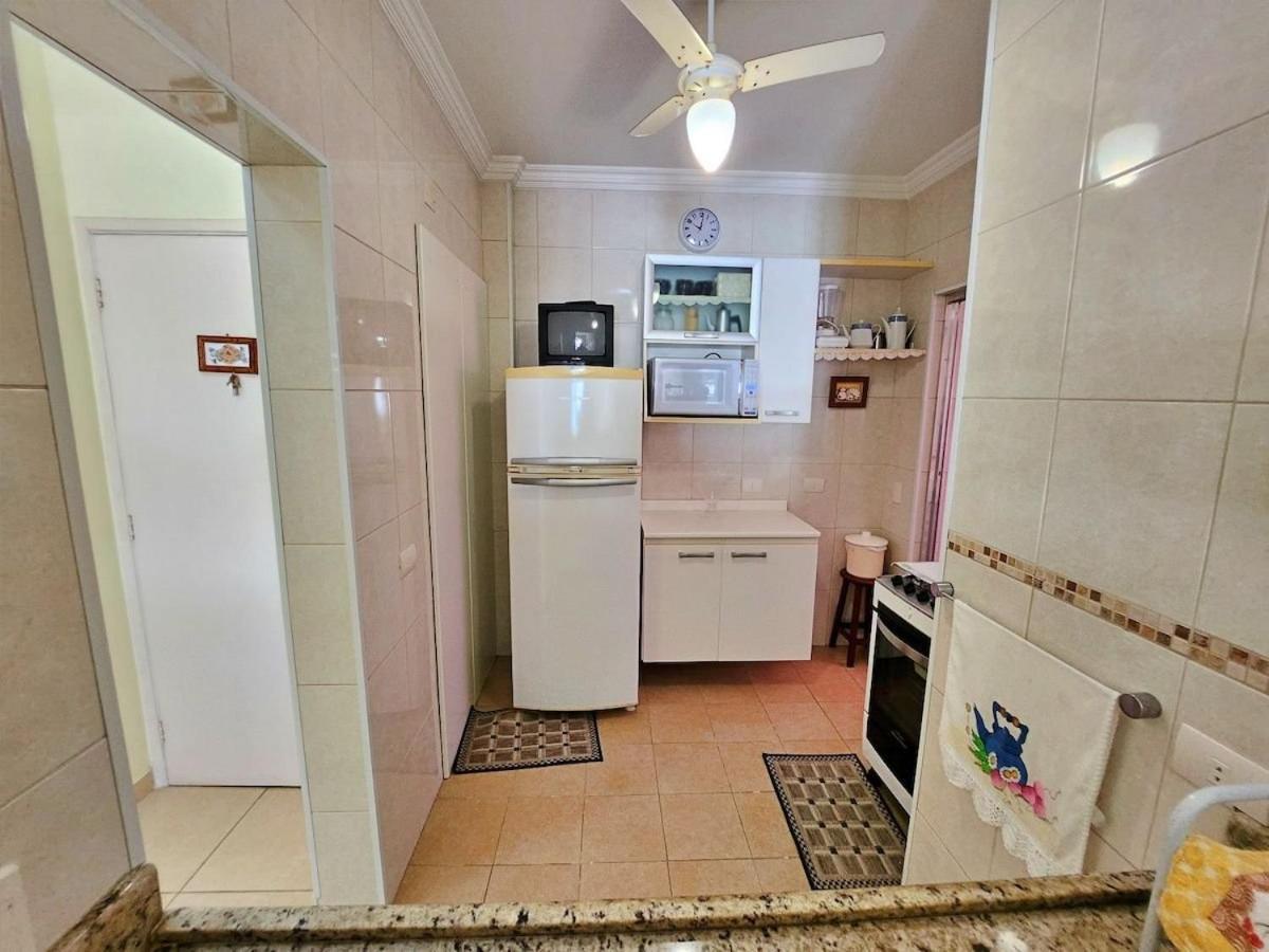 Aconchegante Apto 01 Dorm C/Sacada, Ar-Cond, Wi-Fi, Lado Praia Guarujá Dış mekan fotoğraf